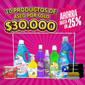Promocion Productos Aseo Limpieza